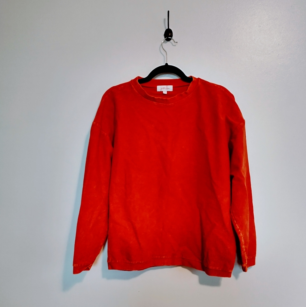 Jess Lea orange red sweatshirt size small
